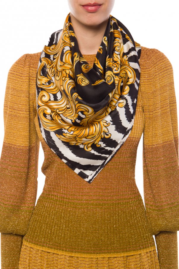 Moschino Silk scarf with baroque print | Women's Accessories | Vitkac
